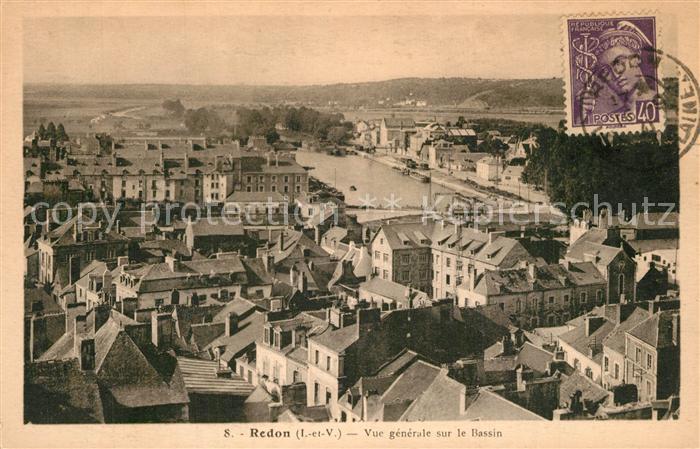 Redon Vue generale sur le Bassin