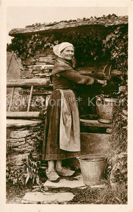 Moeurs-Verdey Types Bretons Paysanne des Environs de lanmeur