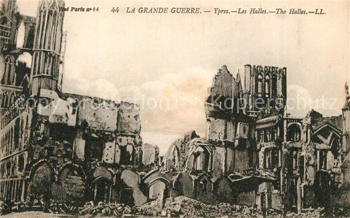 Ypern Ypres La Grande Guerre Les Halles