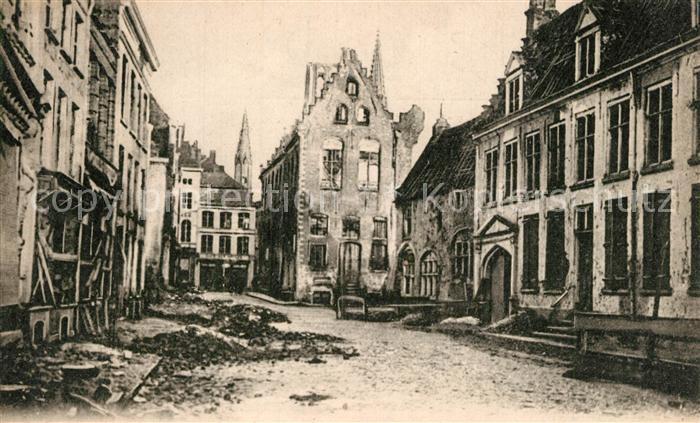 Normandie Region Zerstoerte Stadt