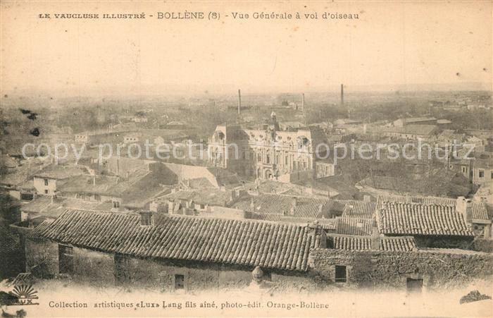 Bollene Vue generale a vol d oiseau