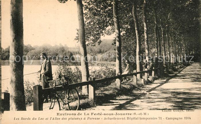 La Ferte-sous-Jouarre Les Bords du Lac et l’Allee des platanes a Pereuse