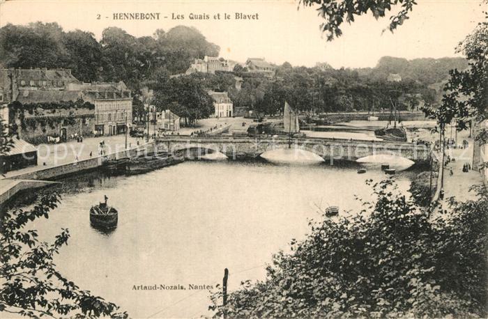 Hennebont Les Quais et le Blavet