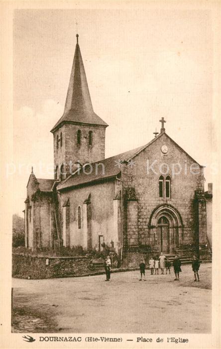 Dournazac Place de l'Eglise