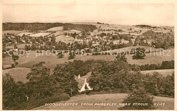 Woodchester from Amberley near Stroud