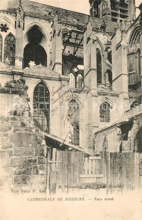 Claye-Souilly Cathedrale de Soissons Facade nord