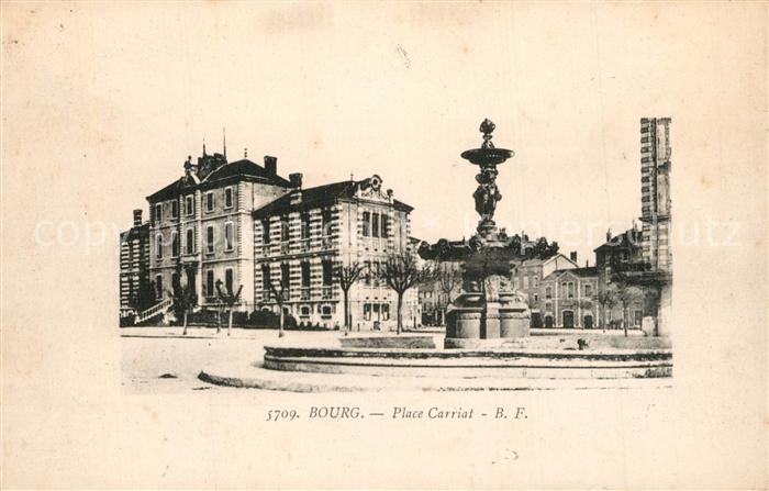 Bourg Blaye Place Carriat