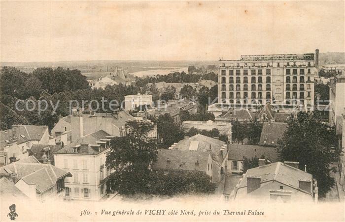 Vichy Allier Vue generale prise du Thermal Palace