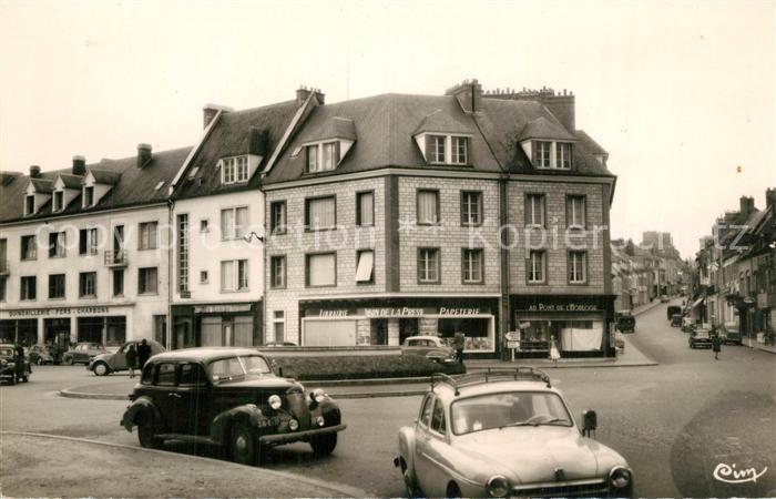 Gisors Eure Le Rond Point et la Rue de Vienne