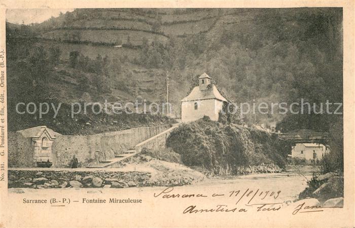 Sarrance Fontaine Miraculeuse