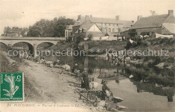 Pontorson Vue sur le Couesnon