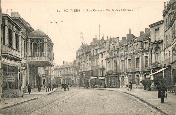 Poitiers 86 Rue Carnot Cercle des Officiers