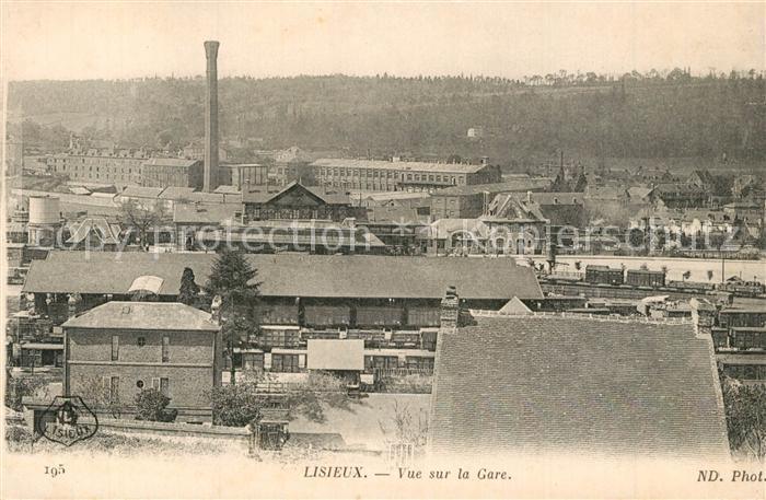 Lisieux Vue sur la Gare
