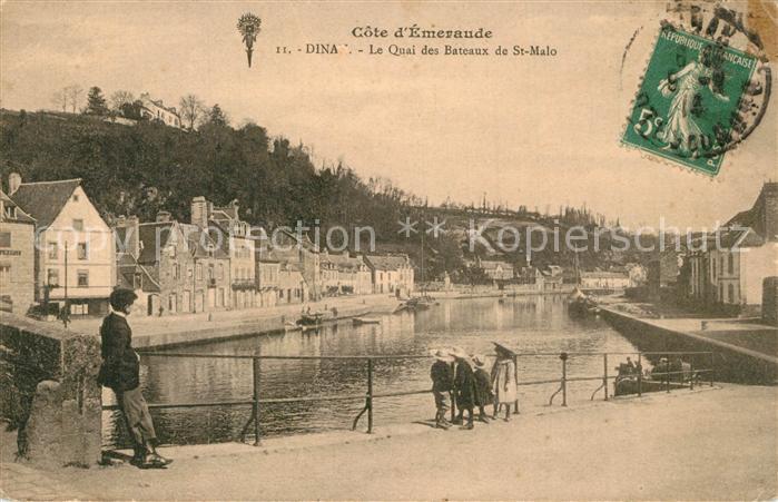 Dinan 22 Le Quai des Bateaux de St Malo