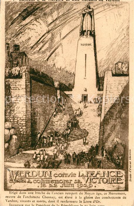 Verdun Meuse Monument a la Victoire Crypte du Livre