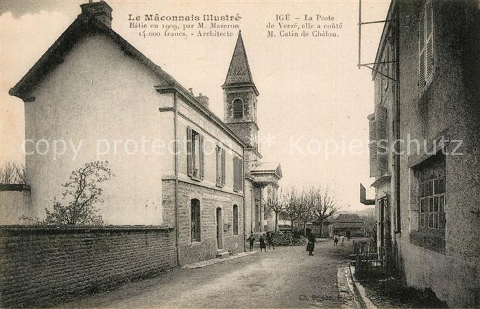 Macon 71 IGE La Poste de Verze