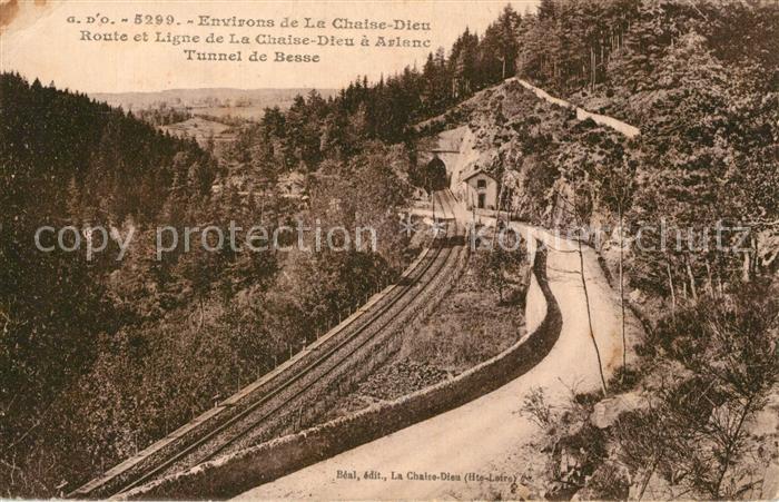 Arlanc Route et Ligne de La Chaisse Dieu a Arlanc Tunnel de Besse