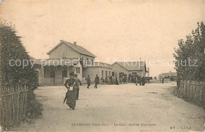 Le Croisic La Gare Arrivee d’un train