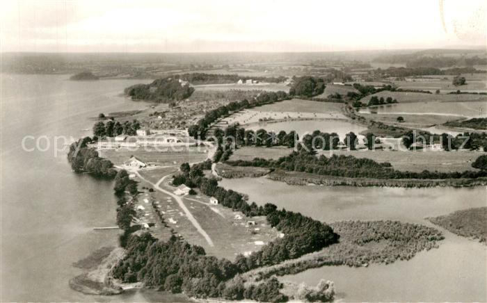 Ploen See Campingplatz Spitzenort Fliegeraufnahme