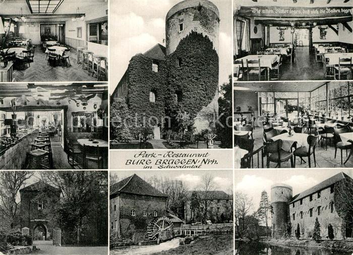 Brueggen Niederrhein Burg Br?ggen Restaurant