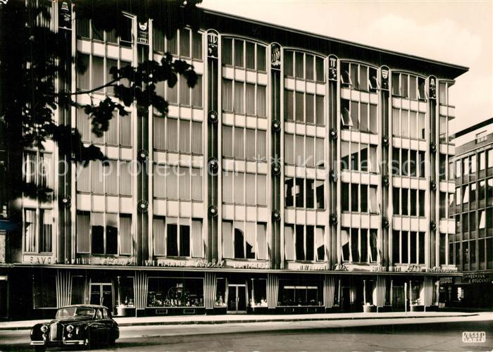 Koeln Rhein Blau-Gold-Haus am Dom