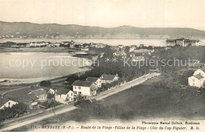Hendaye Pyrenees Atlantiques Route de la Plage Villas Cote du Cap Figuier