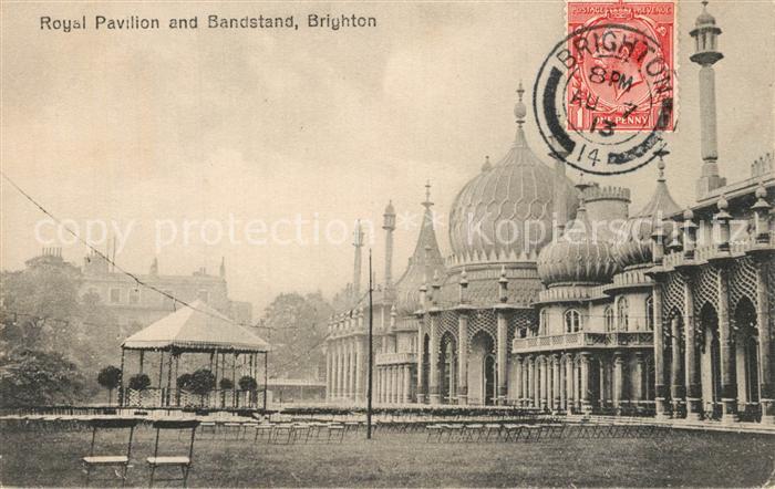 Brighton East Sussex Royal Pavilion and Bandstand