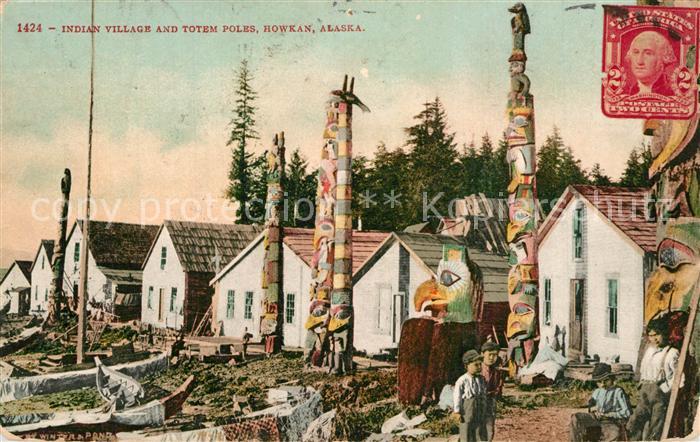 Howkan Indian Village and Totem Poles