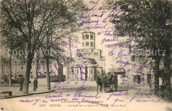 Issoire Avenue de la Gare Eglise Saint-Paul