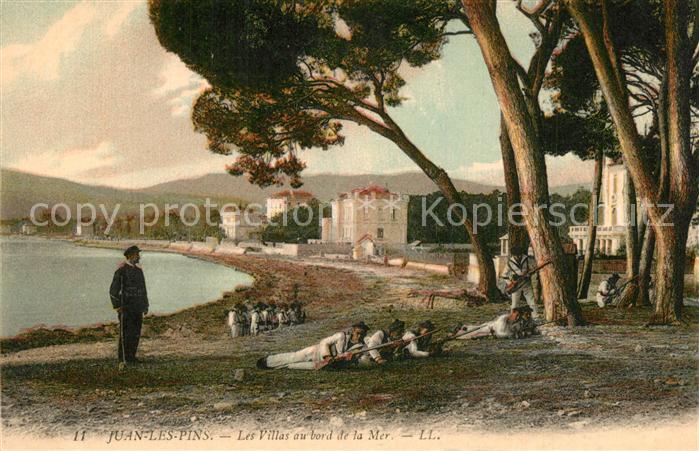 Juan-les-Pins Antibes 06 Villas au bord de la Mer