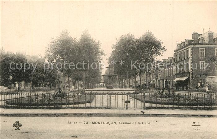 Montlucon Avenue de la Gare