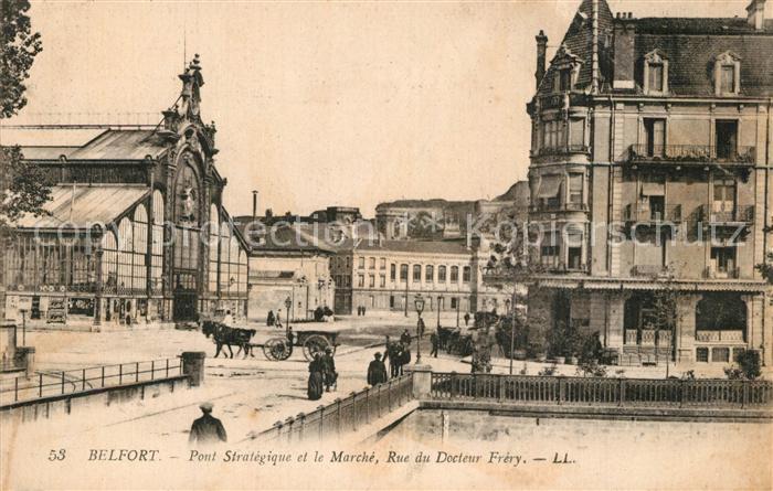 Belfort Alsace Pont Strategique Marche Rue du Docteur