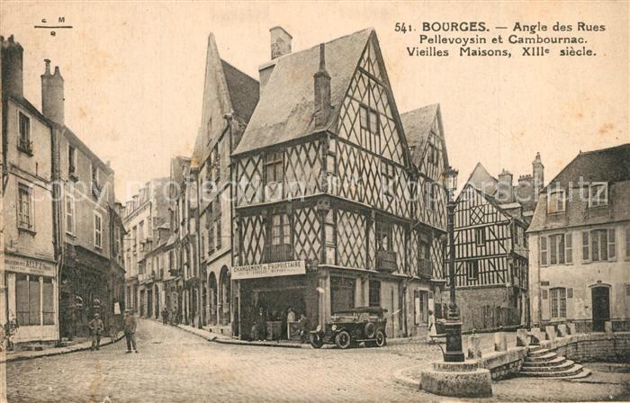 Bourges Angle des Rues Pellevoysin et Cambournac