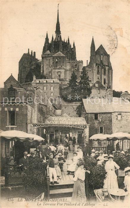 Le Mont-Saint-Michel Terrasse Vve Poulard Abbaye