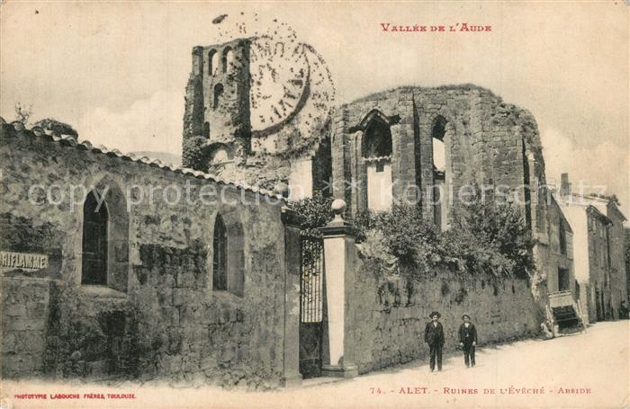 Alet-les-Bains Ruines de l'Eveche Abside