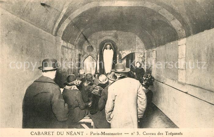 Montmartre Paris Cabaret du Neant Caveau des Trepasses