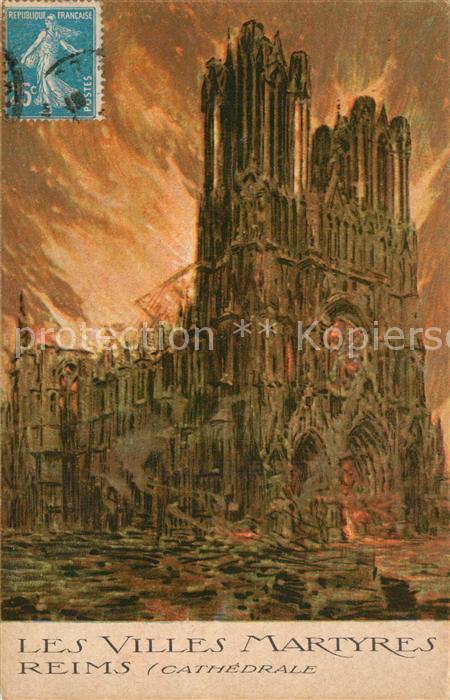Reims Champagne Ardenne Cathedrale Les Villes Martyres