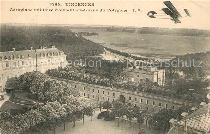 Vincennes Aeroplane Militaire Polygone