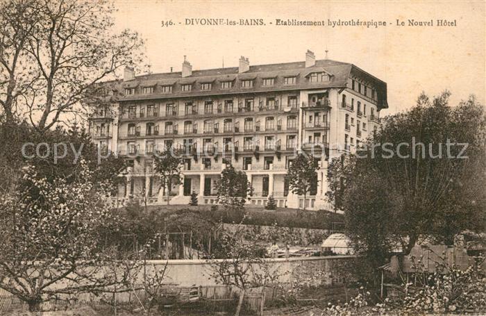 Divonne-les-Bains Etablissement Hydrotherapique Nouvel Hotel