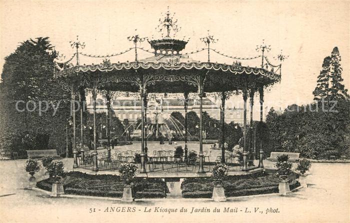 Angers Kiosque du Jardin du Mail