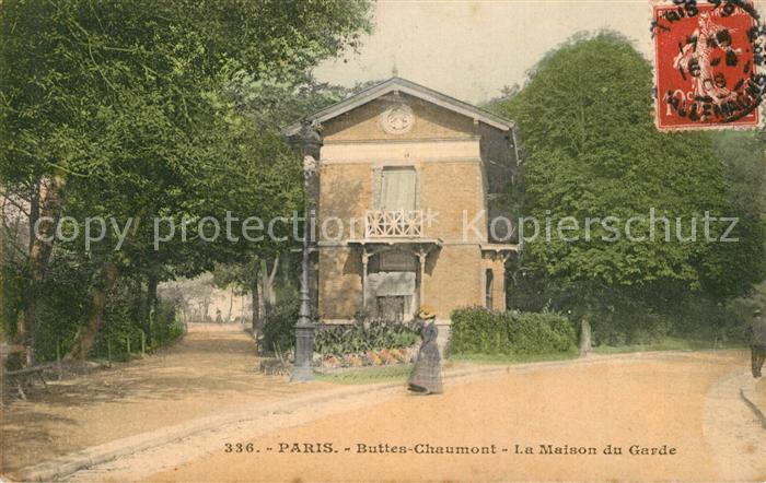 Paris Buttes-Chaumont Maison du Garde