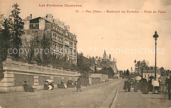 Pau 64 Boulevard des Pyrenees Hotel du Palais