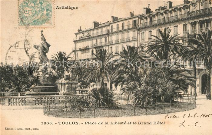 Toulon Var Place de la Liberte Grand Hotel