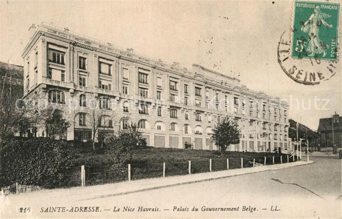 Sainte-Adresse Palais du Gouvernement Belge Nice Havrais