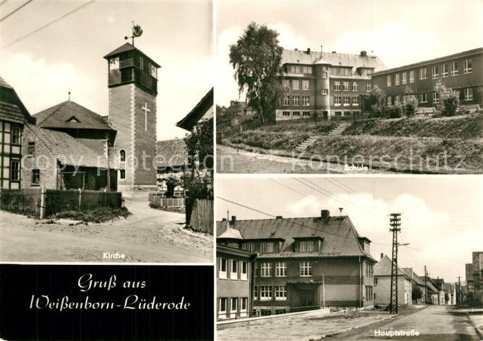 Weissenborn-Luederode Kirche Schule Hauptstrasse
