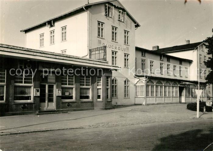 Kuehlungsborn Ostseebad Erholungsheim Gl?ckauf Strand-Cafe