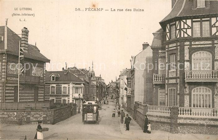 Fecamp Rue des Bains