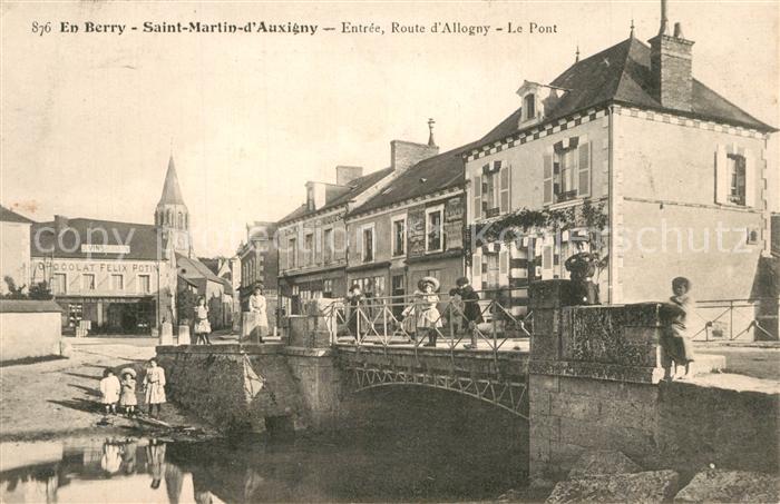 Saint-Martin-d Auxigny Entree Route d Allogny Pont