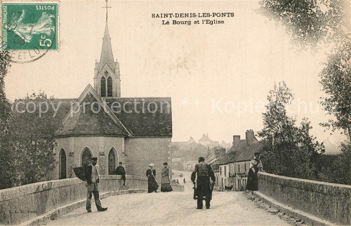 Saint-Denis-les-Ponts Bourg Eglise