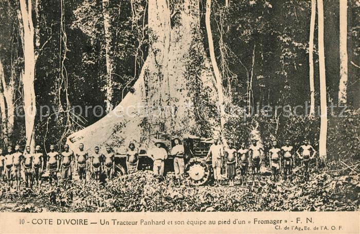 Cote d Ivoire Elfenbeinkueste Tracteur Panhard